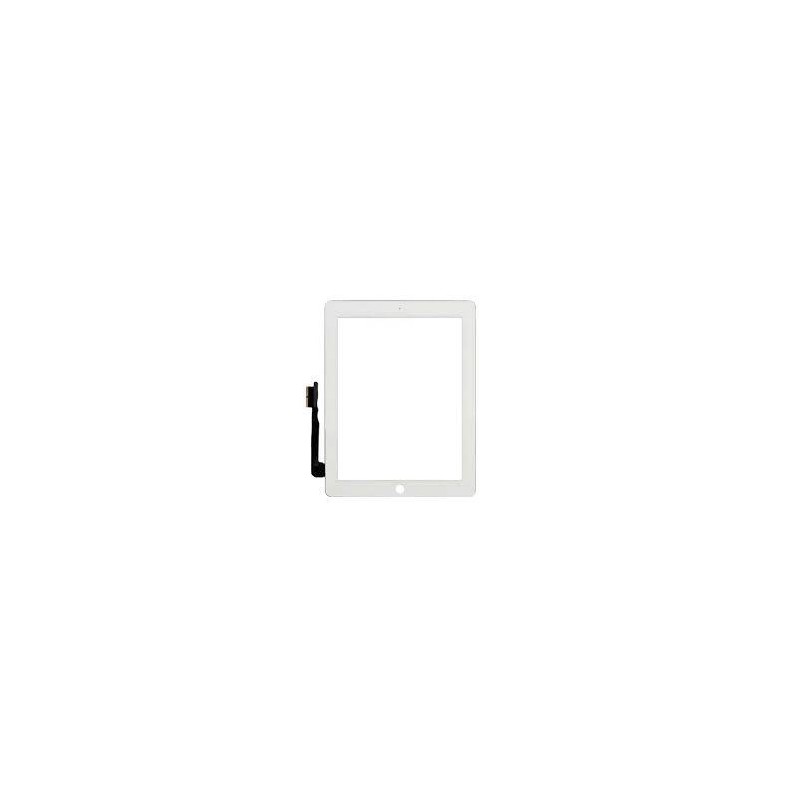 Touch iPad 4/3, white whit out button (sku 0053)