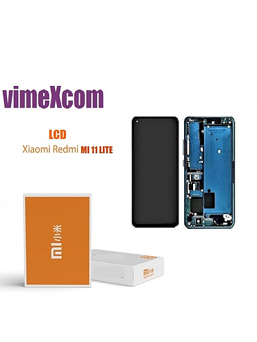 Lcd Xiaomi 11 Lite 5G /MI 11 LITE 5G/4G (2021) BLACK  (SKU 6026)