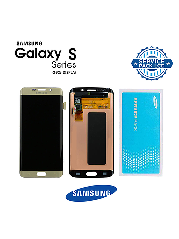 LCD SAMSUNG SM-G925 (S6 EDGE 2015) GOLD  (sku724)