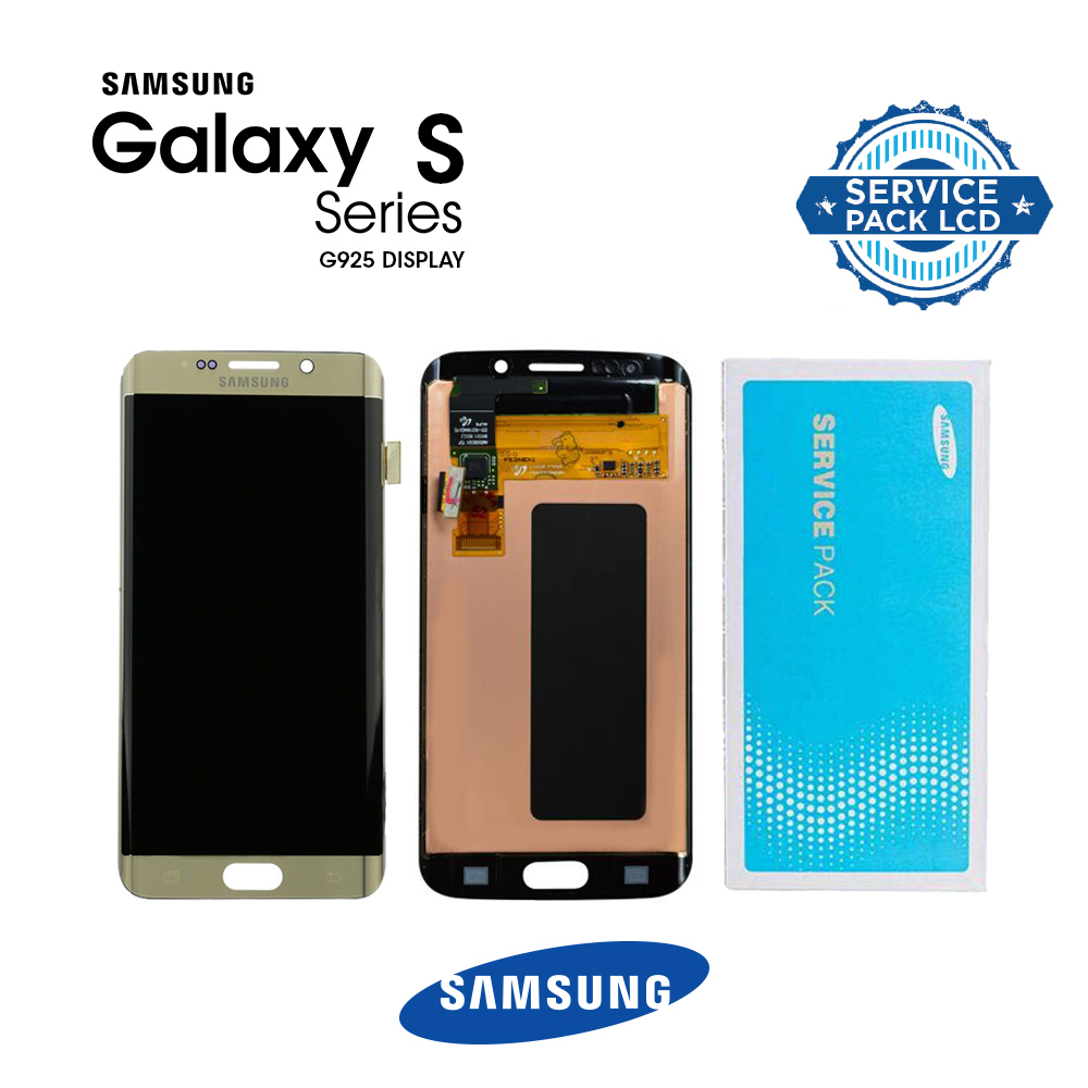 LCD SAMSUNG SM-G925 (S6 EDGE 2015) GOLD  (sku724)