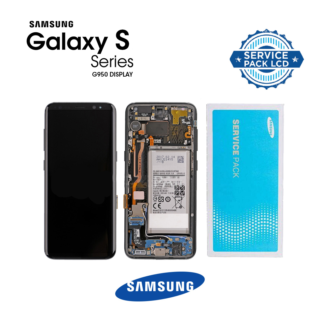 LCD SAMSUNG SM-G950 (S8 2017) BLACK  (sku 914)
