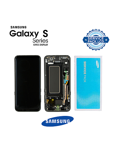 G955 S8+  LCD Black (GH97-20470A)  (sku915)