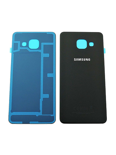 SAMSUNG GALAXY A3 (2016) BATTERY COVER - BLACK (sku 136)