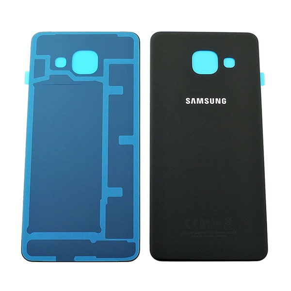 SAMSUNG GALAXY A3 (2016) BATTERY COVER - BLACK (sku 136)