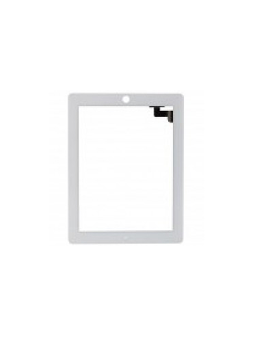 Vitre tactile et adhésif pour iPad 2, Blanc