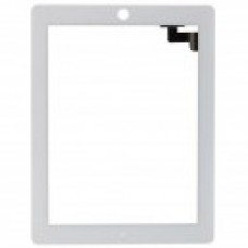 Vitre tactile et bouton home pour iPad 2, Blanc