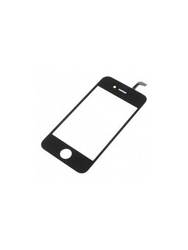 Vitre tactile et nappe pour iPhone 4, Noir