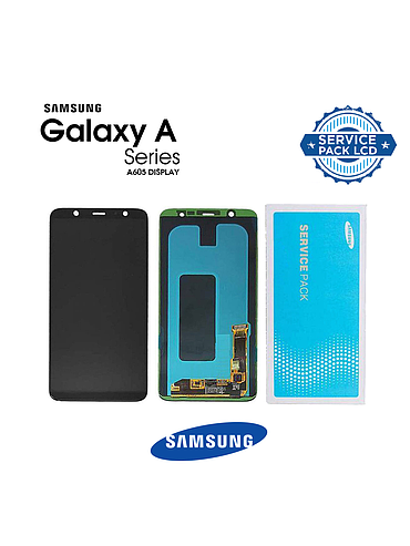 Samsung Galaxy A605 (A6+ 2018) LCD BLACK GH97-21878A (sku 930)
