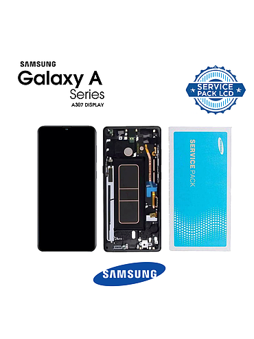 Samsung A307F (A30s 19) LCD BLACK (sku 954)