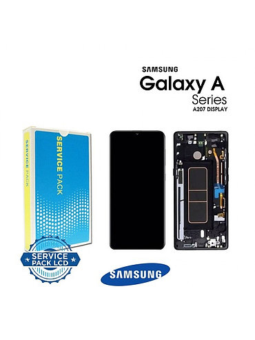 A207 (A20s 19) LCD BLACK (sku 956)