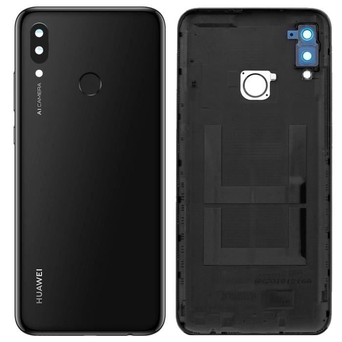 Back Cover P Smart 2019 Black (sku   004225) 