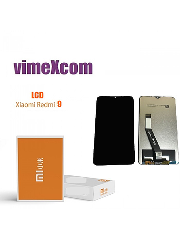 Lcd Xiaomi Redmi 9 nero M2004J19G, M2004J19C (SKU 6016)  