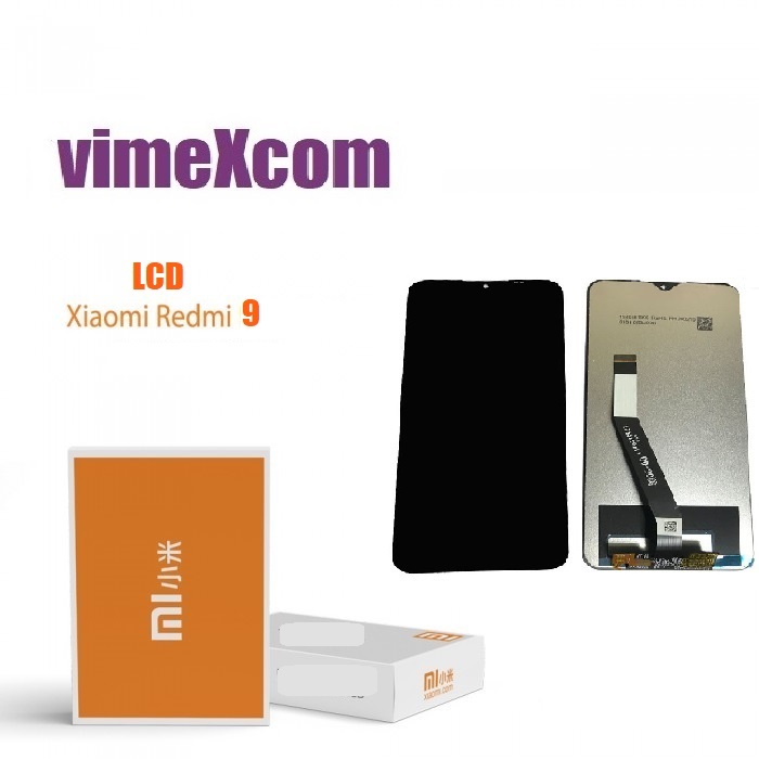 Lcd Xiaomi Redmi 9 nero M2004J19G, M2004J19C (SKU 6016)  