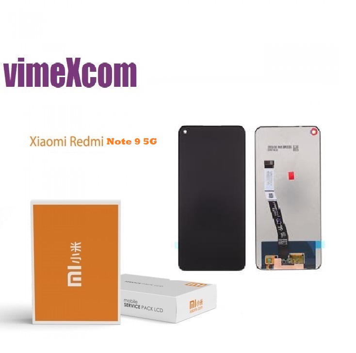 Lcd Xiaomi Redmi Note 9T 5G / Note 9 5G black  (SKU 6018)