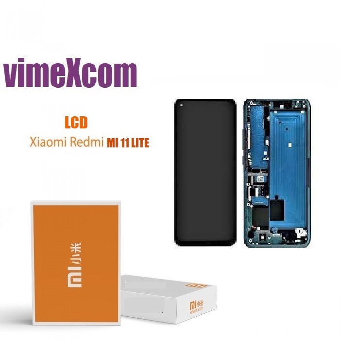 Lcd Xiaomi Redmi Mi 11 Lite 4 G /MI 11 LITE 5G BLACK  (SKU 6026)