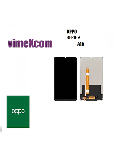 OPPO A15 / A15s / A35 / A16K / A16e (2020) (NF) LCD BLACK O-100 (SKU 6162)