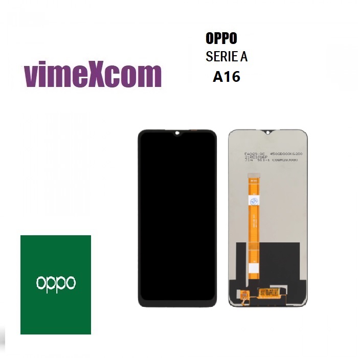 OPPO A16 / A16s / A54s (2021) Lcd Black O-101 (SKU 6163)