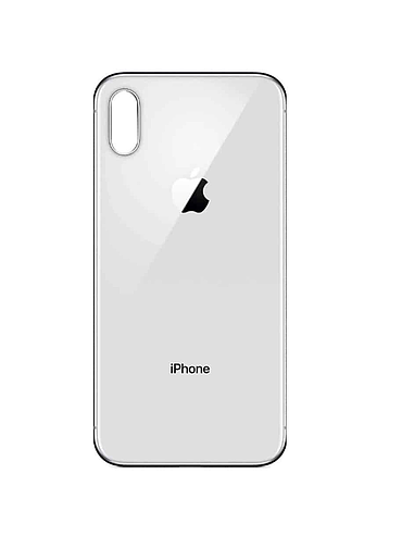 Vitre arrière iPhone XS/X Bianco  ( 4283)