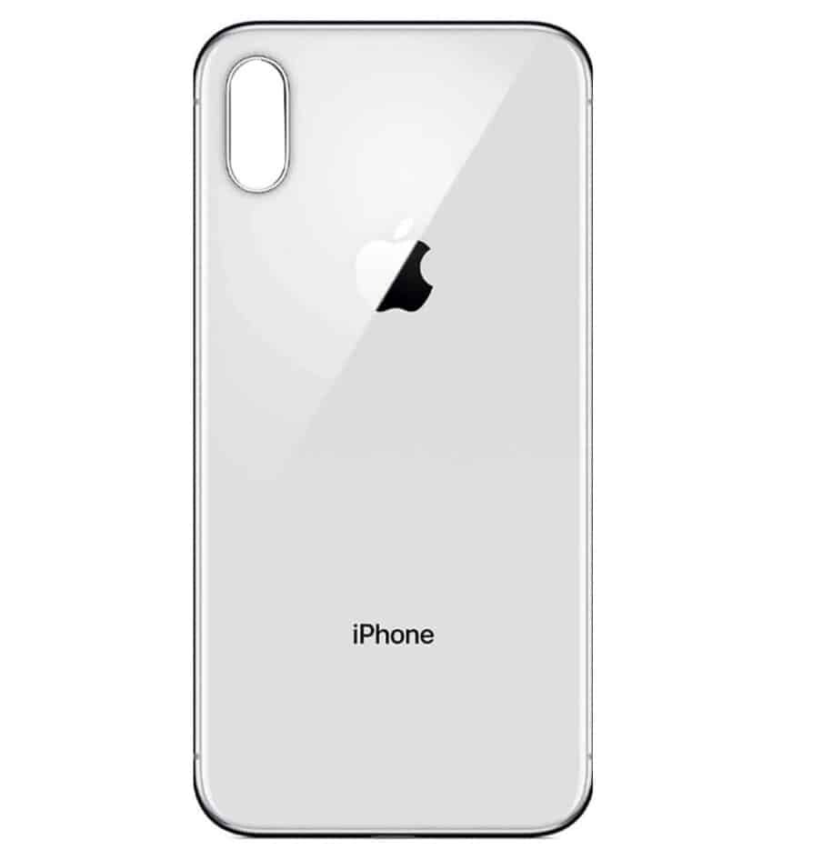 Vitre arrière iPhone XS/X Bianco ( 4283)