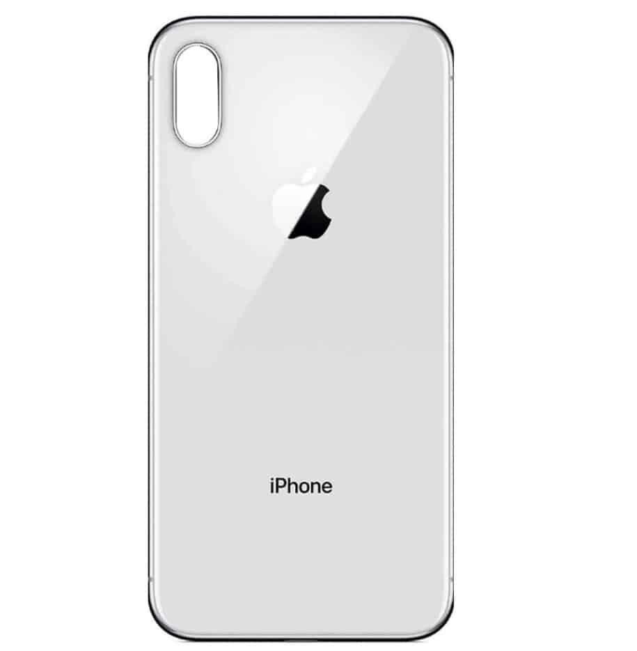 Vitre arrière iPhone XS/X Bianco  ( 4283)