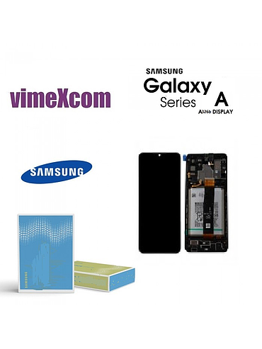 Lcd Samsung A326b GH 82-25454A  +  BATTERY  Nero  (1036)