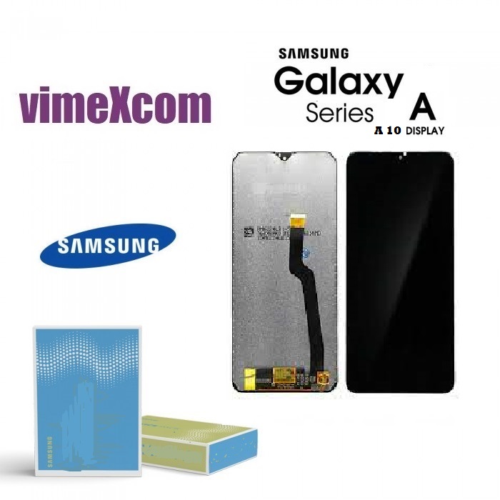 Samsung A105F/M105F (A10/M 10 2019) LCD nero GH18-685A/19-366A/19-367A senza frame  (Sku 1050) 