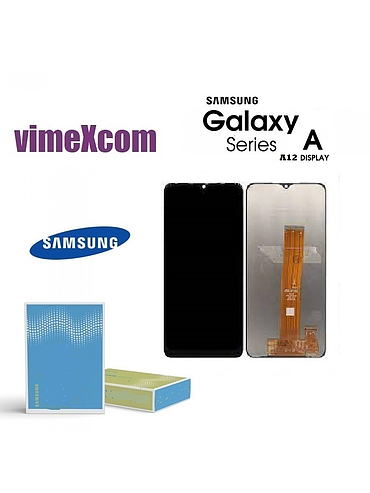 LCD Samsung A127 (A12 2021) GH82-GH82-26486A SM-A127 NERO senza frame   (Sku 1053) 