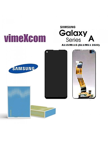 SAMSUNG LCD SM-A115/M115 (A11/M11 2020) GH81-18760A/18736A without  frame black(1062)