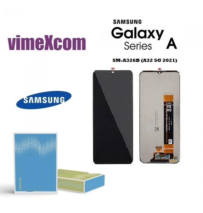 LCD SAMSUNG SM-A326B (A32 5G 2021) BLACK (Without Frame)  (SKU 1067)