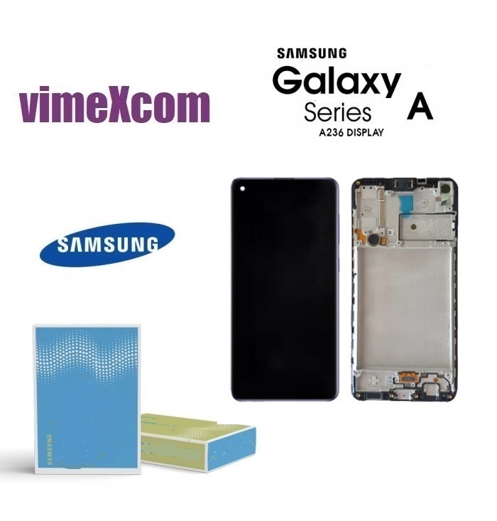 LCD SAMSUNG SM-A236 (A23 5G 2022) BLACK (With Frame) 