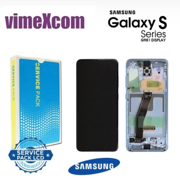 LCD SAMSUNG SM-G980/G981 (S20 4G/5G 2020) BLUE  (sku 1080)